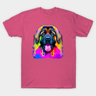 Floof Leonberger Colorful Illustration T-Shirt